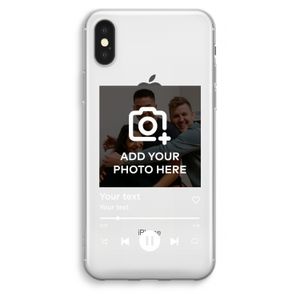 Music Player: iPhone XS Max Transparant Hoesje