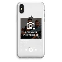 Music Player: iPhone XS Max Transparant Hoesje