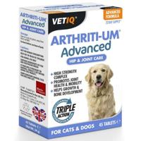 Supplementen en vitaminen Mark & Chappell VETIQ ARTHRITI-UM ADVANCED