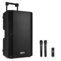 Vonyx VSA700 ABS 15" portable speaker met Bluetooth en 2x draadloze - thumbnail