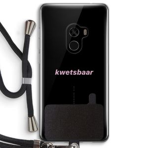 kwetsbaar: Xiaomi Mi Mix 2 Transparant Hoesje met koord