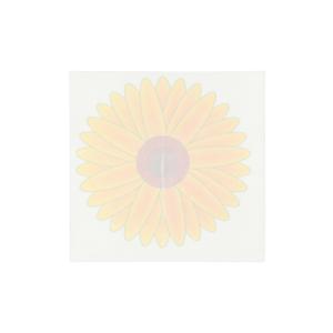 Fruitvliegjes val fruit hangende bloemen - 4x stickers - insecten
