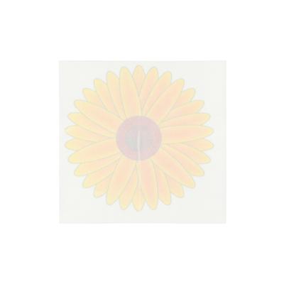 Fruitvliegjes val fruit hangende bloemen - 4x stickers - insecten
