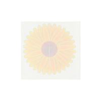 Fruitvliegjes val fruit hangende bloemen - 4x stickers - insecten