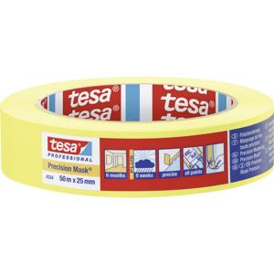 tesa PRECISION 04334-00001-00 Maskeertape Präzisionskrepp Geel (l x b) 50 m x 25 mm 1 stuk(s)