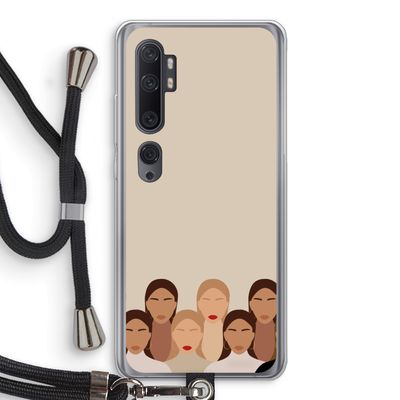 Girls girls girls: Xiaomi Mi Note 10 Pro Transparant Hoesje met koord