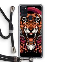 Tiger and Rattlesnakes: Samsung Galaxy A21s Transparant Hoesje met koord
