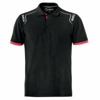 Polo met Korte Mouwen Sparco TECH STRETCH Zwart XXL