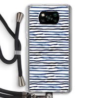 Verrassende lijnen: Xiaomi Poco X3 NFC Transparant Hoesje met koord