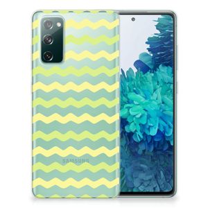 Samsung Galaxy S20 FE TPU bumper Waves Yellow