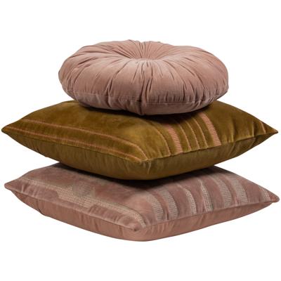 WOOOD Kussen 'Feis' Set van 3 stuks, kleur Roze