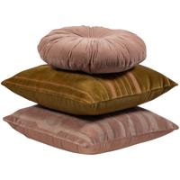 WOOOD Kussen 'Feis' Set van 3 stuks, kleur Roze