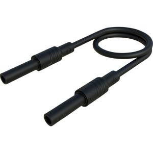 SKS Hirschmann MAL S BB 50/2,5 sw Meetsnoer Zwart 1 stuk(s)