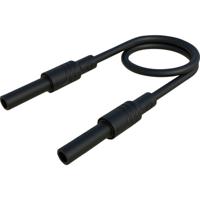 SKS Hirschmann MAL S BB 50/2,5 sw Meetsnoer Zwart 1 stuk(s)