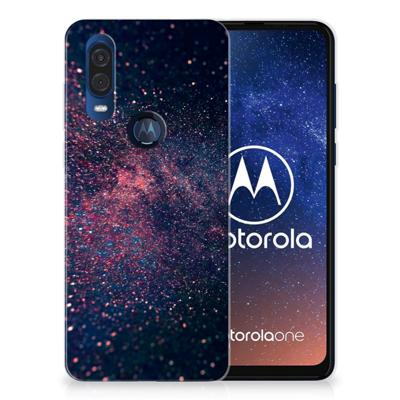 Motorola One Vision | TPU Hoesje | Stars