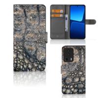 Xiaomi 13 Lite | Telefoonhoesje | Met pasjeshouder | Krokodillenprint