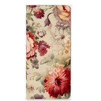 Smart Cover voor OPPO A98 5G Bloemen - thumbnail