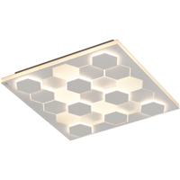 LED Wandlamp - Cinque Cifavo - 1 Lichtpunt van 40 Watt - Dimbaar - Aanpasbare Lichtkleur - Mat Wit - Metaal