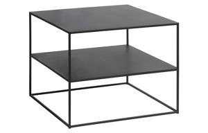 Salontafel Pebble Zwart 65x65 cm - Giga Living