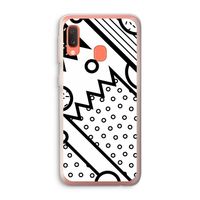 Pop Art #4: Samsung Galaxy A20e Transparant Hoesje