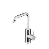 Hotbath Ace - Wastafelmengkraan - zonder Waste - met Draaibare Uitloop - Chroom - Opbouw - Messing - V01