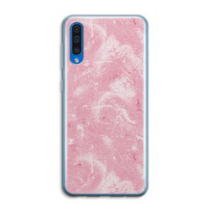 Abstract Painting Pink: Samsung Galaxy A50 Transparant Hoesje