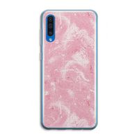 Abstract Painting Pink: Samsung Galaxy A50 Transparant Hoesje