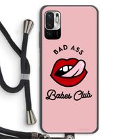 Badass Babes Club: Xiaomi Redmi Note 10 5G Transparant Hoesje met koord