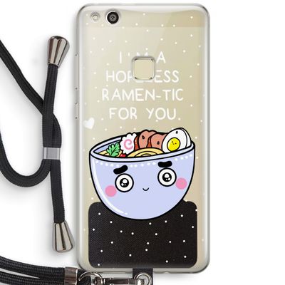 I'm A Hopeless Ramen-Tic For You: Huawei Ascend P10 Lite Transparant Hoesje met koord