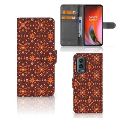OnePlus Nord 2 5G | Telefoon Hoesje | Batik Brown