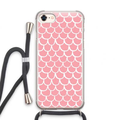 Dakpannetjes: iPhone 7 Transparant Hoesje met koord