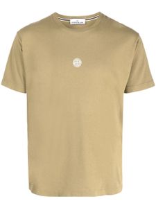 Stone Island t-shirt en coton à logo imprimé - Vert