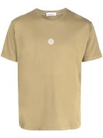 Stone Island t-shirt en coton à logo imprimé - Vert