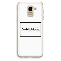 Ambitchious: Samsung Galaxy J6 (2018) Transparant Hoesje