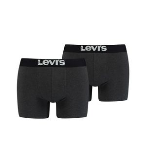 Levi's 2-pack boxershorts brief - antraciet melange