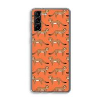 Cheetah: Samsung Galaxy S21 Plus Transparant Hoesje