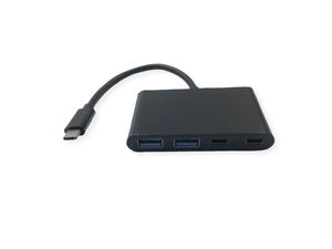 VALUE 14.99.5041 interface hub USB 3.2 Gen 1 (3.1 Gen 1) Type-C 1000 Mbit/s Zwart