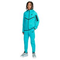 Nike Tech Fleece Sportswear Trainingspak Kids Turquoise Zwart