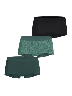 Björn Borg 3-Pack dames boxershorts - Everyday cotton - Groen