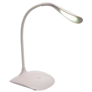 Bureaulamp/leeslamp wit 28 cm   -