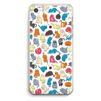 Kleurrijke katten: iPhone 5 / 5S / SE Transparant Hoesje