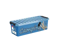 Sunware Q-line camping box met inzet 9,5L blauw zwart