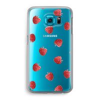 Framboosjes: Samsung Galaxy S6 Transparant Hoesje