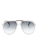 TOM FORD Eyewear lunettes de soleil à monture oversize - Argent - thumbnail