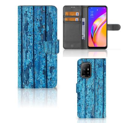 OPPO Reno5 Z | A94 5G | Book Style Case | Wood Blue