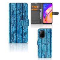 OPPO Reno5 Z | A94 5G | Book Style Case | Wood Blue