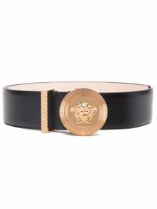 Versace ceinture Medusa Biggie en cuir - Noir