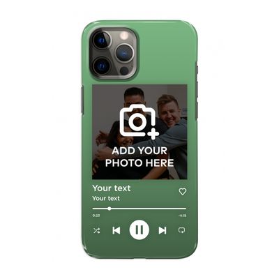 Music Player: Volledig geprint iPhone 12 Hoesje