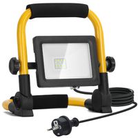 Aigostar 13VRP LED Werklamp - IP44 stootvast - 10W 900lumen - 6500K daglicht wit - incl. 150cm aansluitstekker