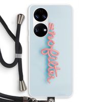 #nofilter: Huawei P50 Transparant Hoesje met koord #nofilter: Huawei P50 Transparant Hoesje met koord